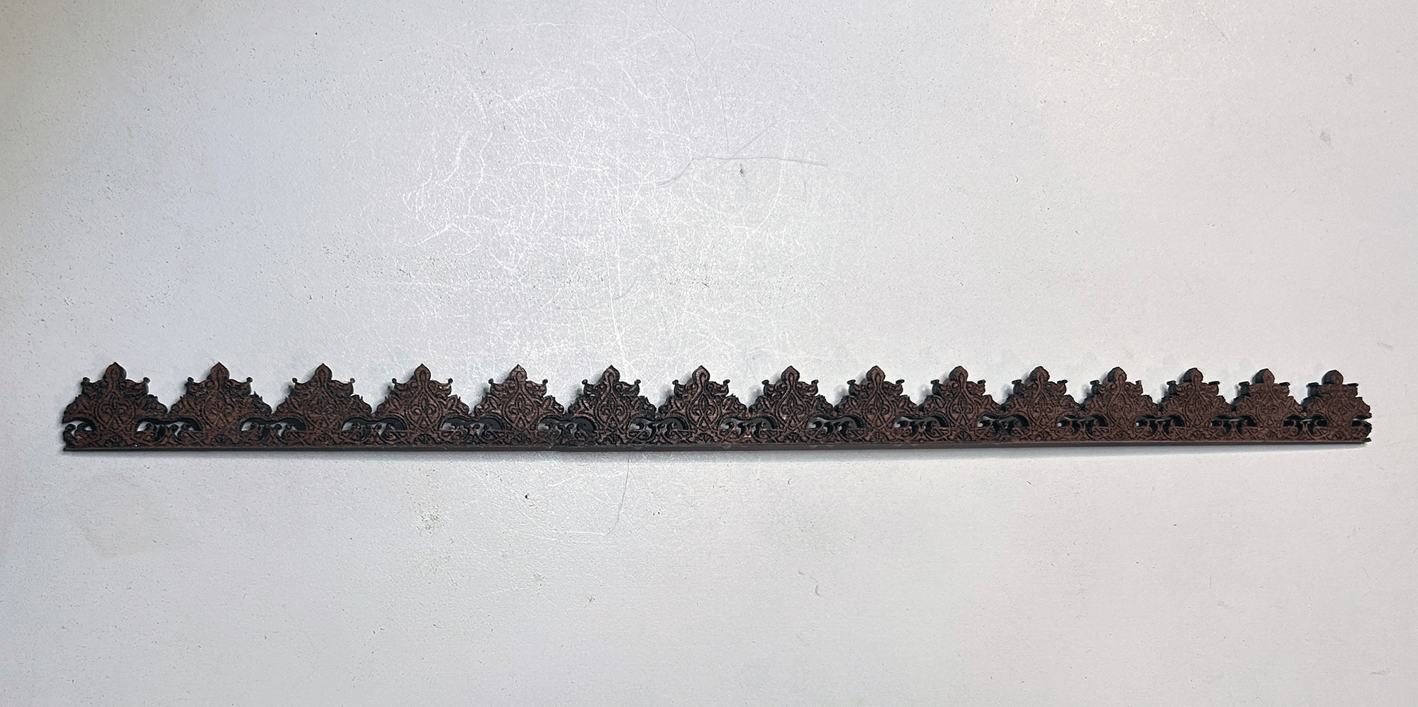 Miniature Gothic Style Filigree Trim - Unfinished - Style C1