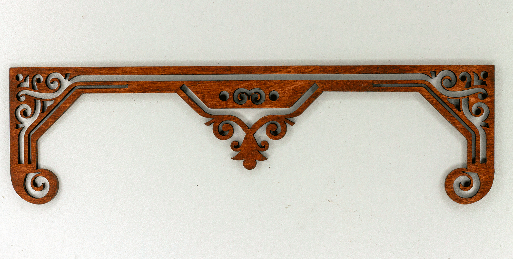 Miniature Dollhouse Interior Fretwork or Spandrel - Unfinished - Style M - Multiple Sizes