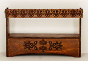 Miniature Medieval Gothic Style 'Strycsitten' Bench - 1 12 Scale Kit